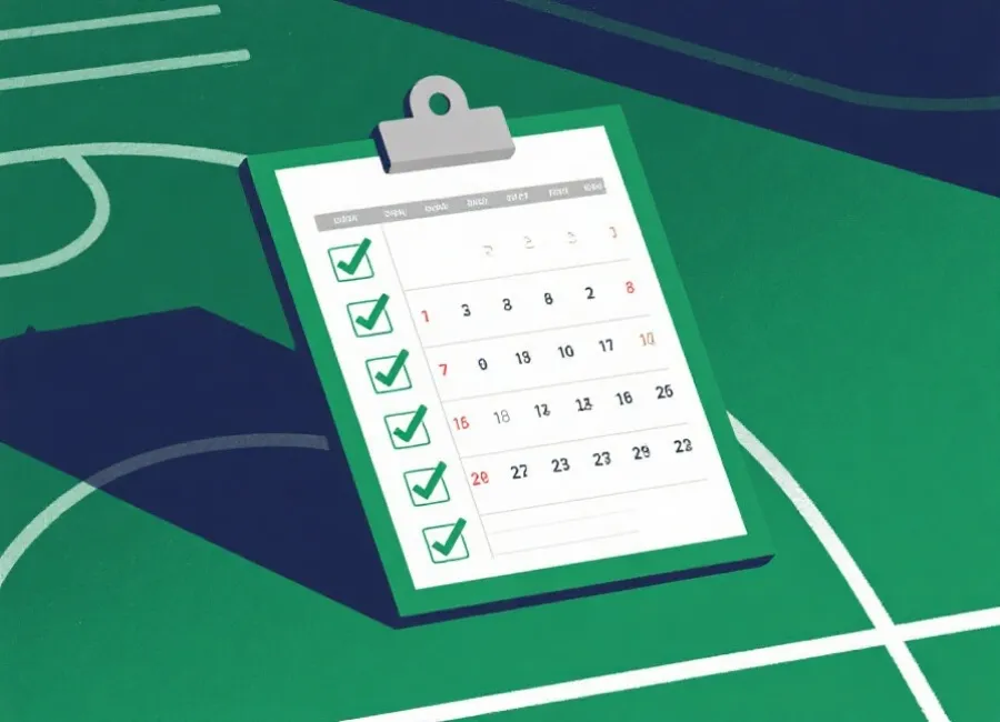 赛程与安全指引的示意插图